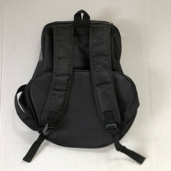 Black Mesh Backpack for Pets - Picture 6 of 11